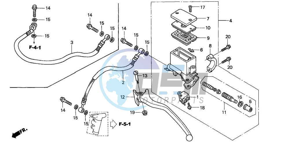 REAR BRAKE MASTER