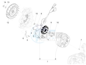 946 150 4T 3V ABS ARMANI (APAC) (A, C) drawing Flywheel magneto