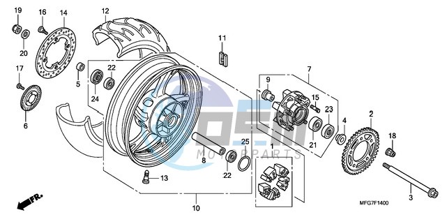 REAR WHEEL