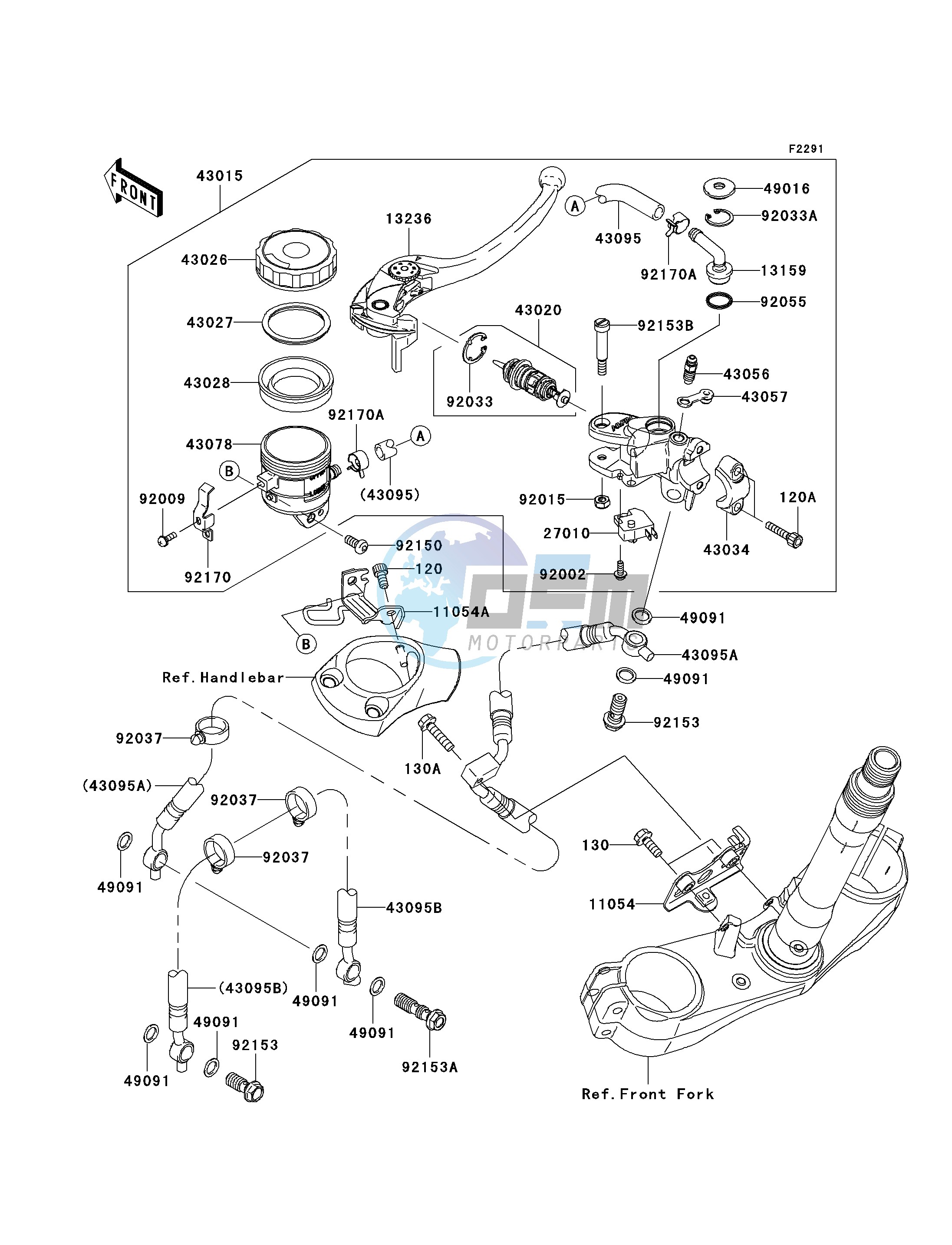 FRONT MASTER CYLINDER