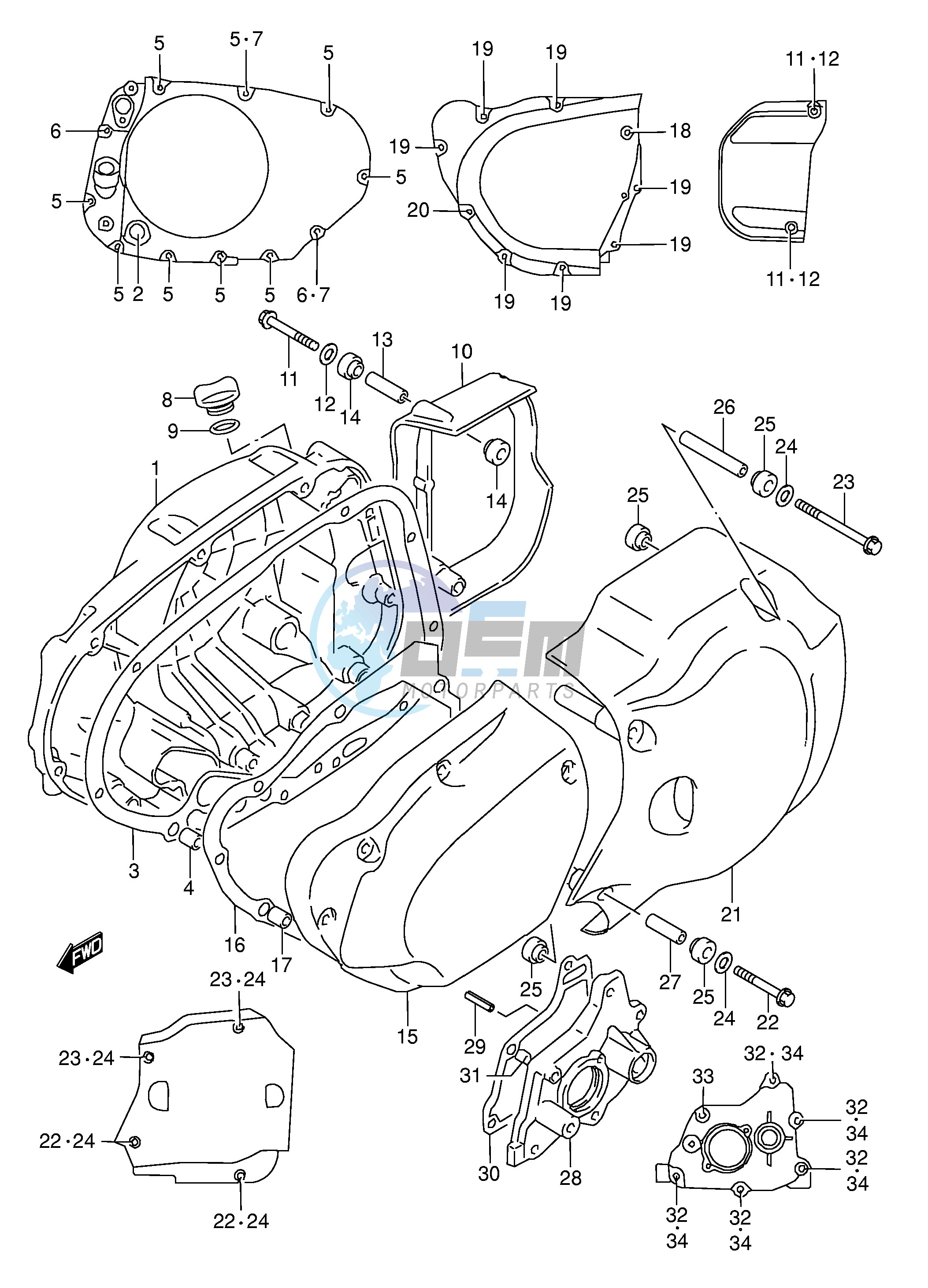 CRANKCASE COVER