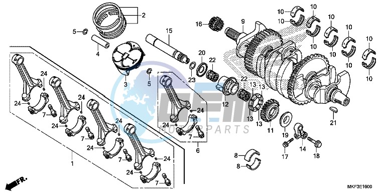 CRANKSHAFT/ PI STON