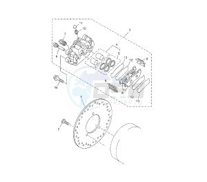 YP R X-MAX SPORT 250 drawing REAR BRAKE CALIPER