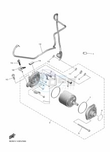 WR450F (BDB8) drawing STARTING MOTOR