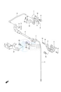 DF 20A drawing Clutch Rod Remote Control