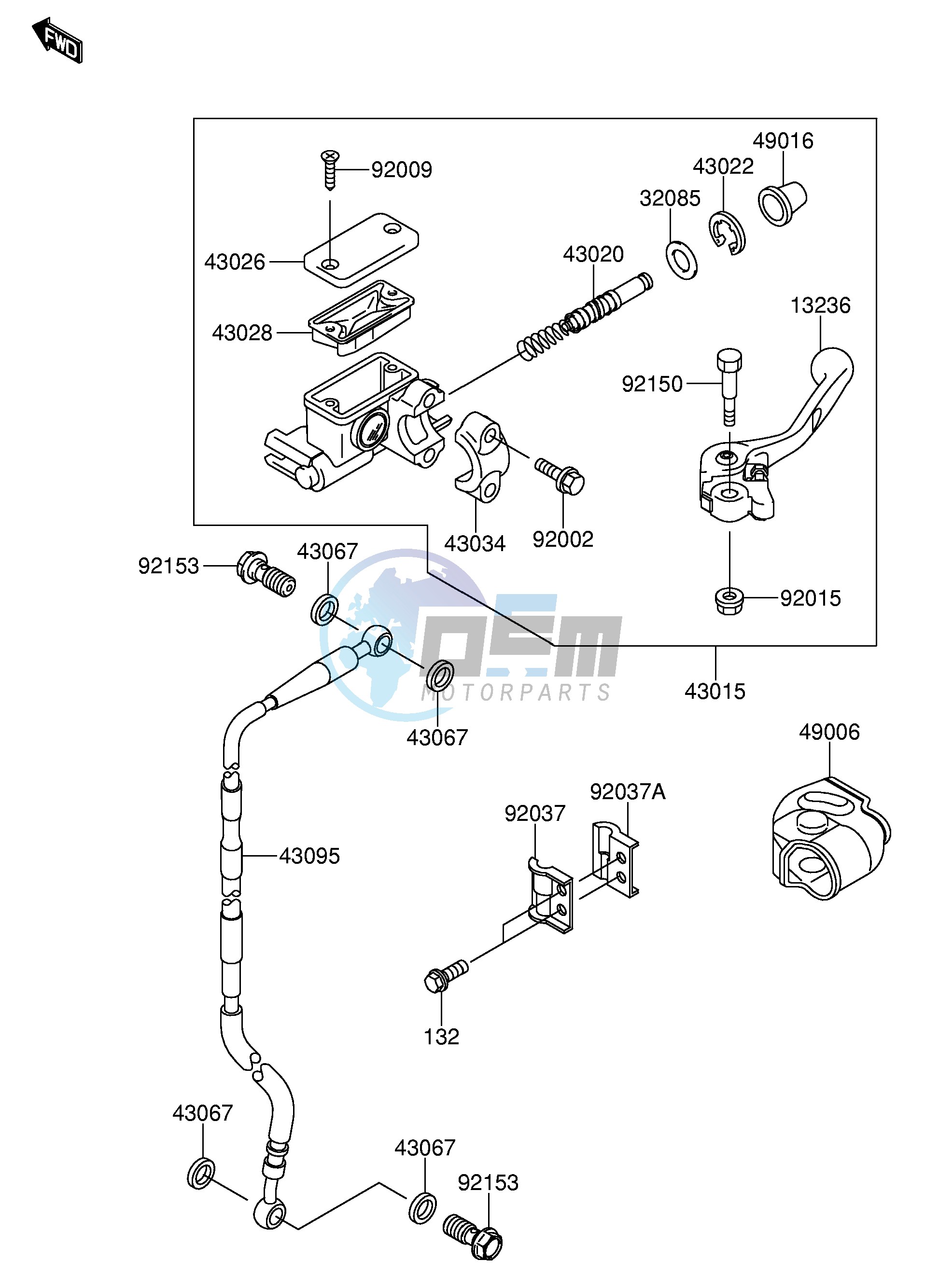 FRONT MASTER CYLINDER