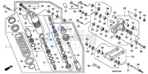 CRF250R9 Europe Direct - (ED / CMF) drawing REAR CUSHION