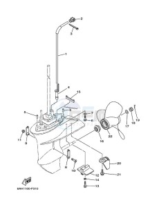 F15CEPL drawing PROPELLER-HOUSING-AND-TRANSMISSION-2