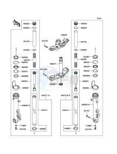 ER-6N ER650C9F GB XX (EU ME A(FRICA) drawing Front Fork