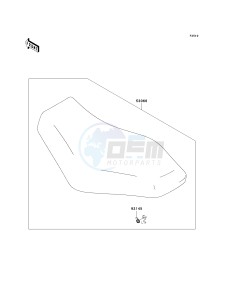 KVF 750 C [BRUTE FORCE 750 4X4I] (C6F-C7F) C6F drawing SEAT