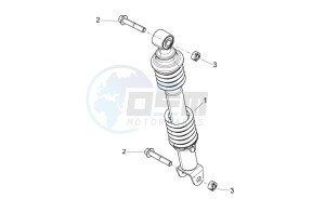 Sport City One 50 4t 4v USA-Canada USA CANADA drawing Rear Shock absorber