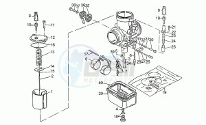 750 X Polizia - PA 2A Serie Polizia/PA 1A Serie drawing Carburettors