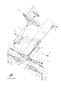 YXR700F YXR7FSPD RHINO 700 SPORTS EDITION (1RBM 1RBN 1RBP) drawing STEERING