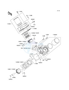 KVF 700 A [PRAIRIE 700 4X4] (A6F) A6F drawing CYLINDER_PISTON-- S- -