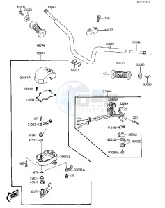 JF 650 A [X2] (A3) [X2] drawing HANDLEBAR