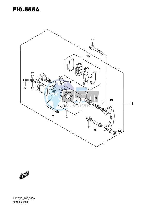 REAR CALIPER