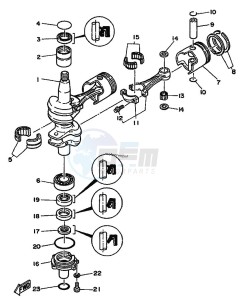 40Q drawing CRANKSHAFT--PISTON