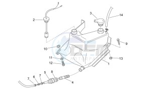 RS 125 drawing Oil tank