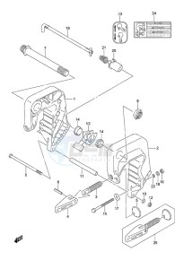 DF 9.9B drawing Clamp Bracket Non-Remote Control