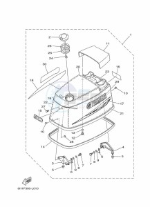 90AETOL drawing TOP-COWLING