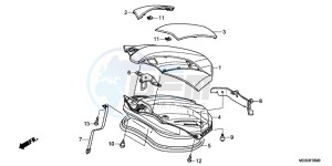 NC700XAC drawing LUGGAGE LID