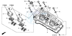 CBR1000RR9 Australia - (U / PSW) drawing CYLINDER HEAD COVER