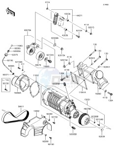 JET SKI ULTRA 310X JT1500LHF EU drawing Super Charger