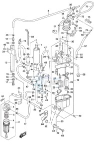 DF 300AP drawing Fuel Pump/Fuel Vapor Separator