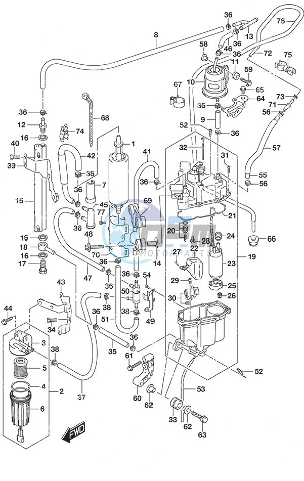 Fuel Pump/Fuel Vapor Separator