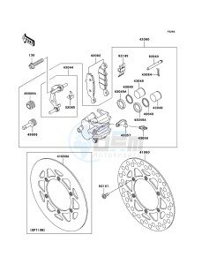 KX85_/_KX85_II KX85BBF EU drawing Front Brake