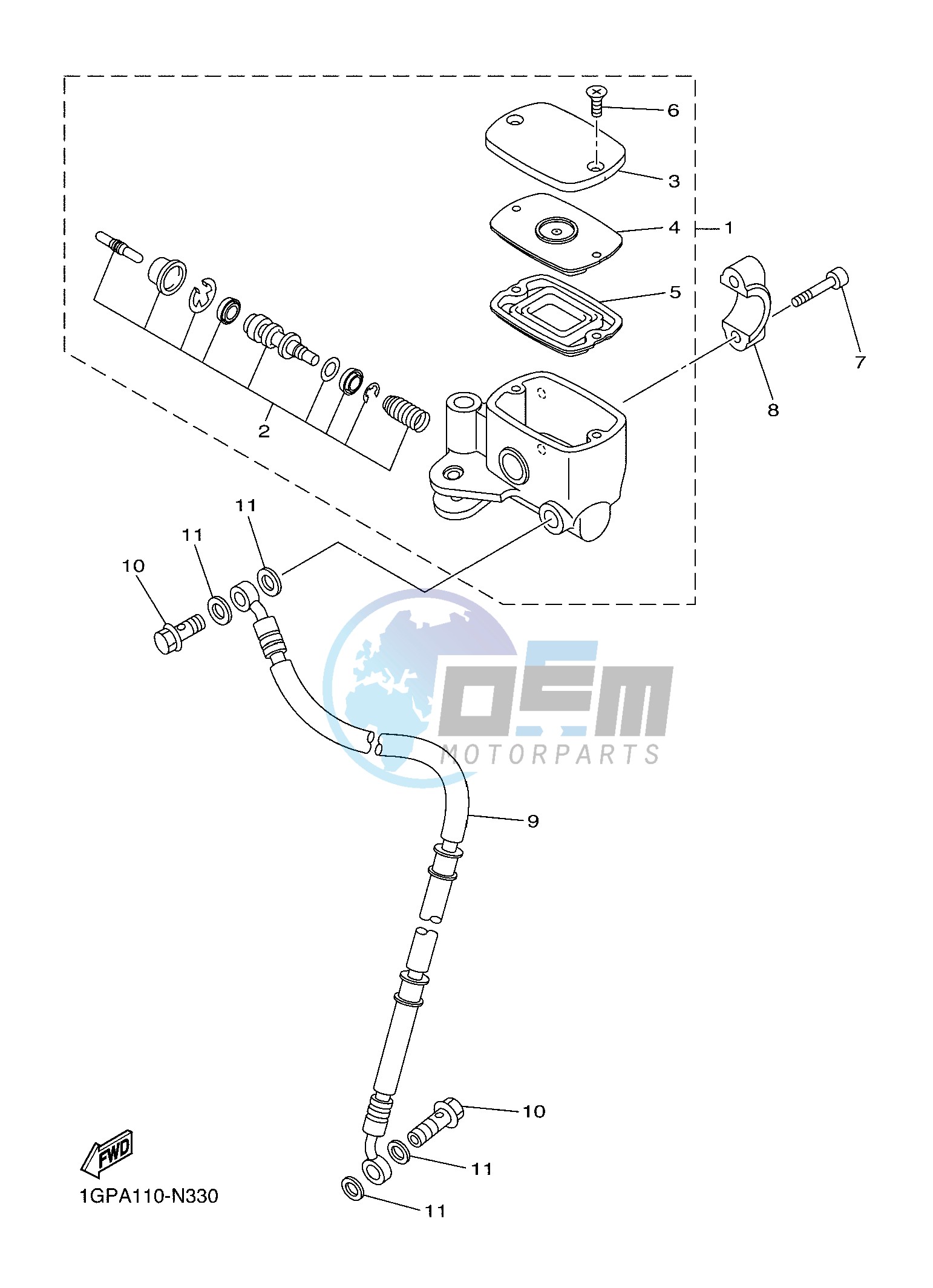 FRONT MASTER CYLINDER