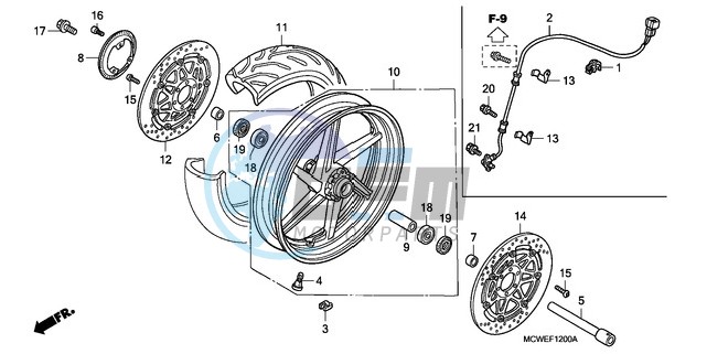 FRONT WHEEL