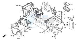 CRF230F drawing AIR CLEANER