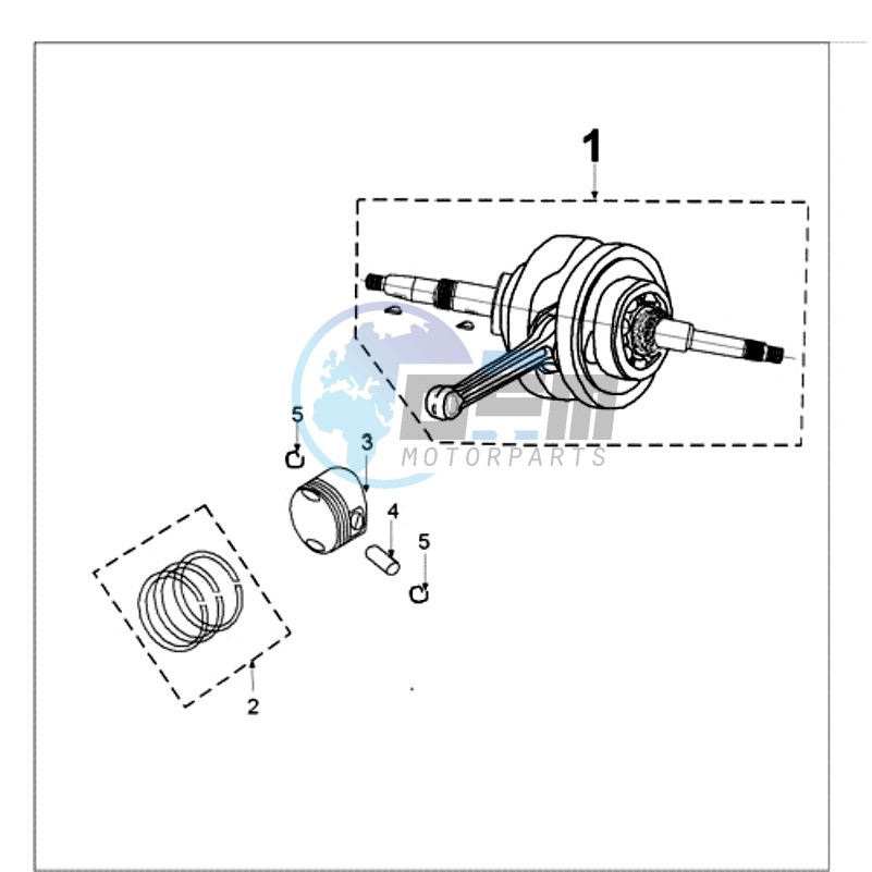 CRANKSHAFT AND CYLINDER