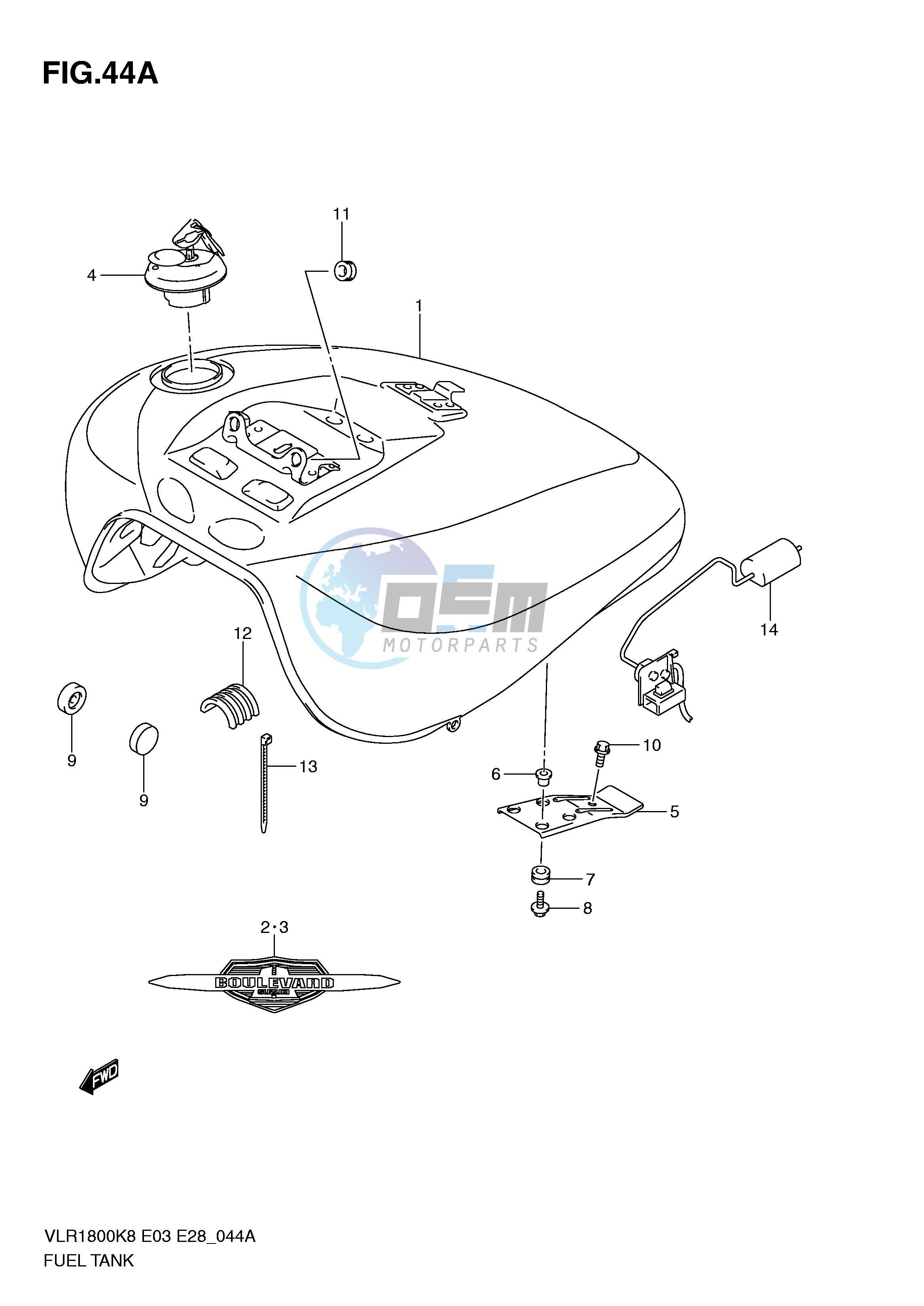 FUEL TANK (VLR1800L0)