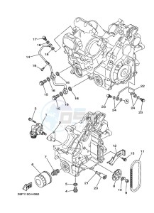 YFM700FWB YFM70KDXK (B6K3) drawing OIL PUMP