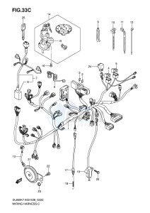 DL650 (E3-E28) V-Strom drawing WIRING HARNESS (DL650AK8 AK9 AL0)