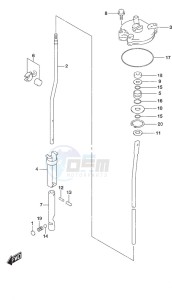 DF 60A drawing Shift Rod High Thrust