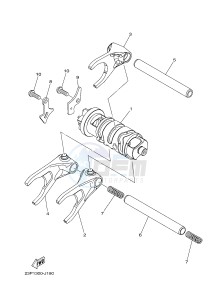 XT1200Z SUPER TENERE ABS (BP81) drawing SHIFT CAM & FORK