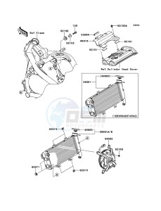 ER-6f ABS EX650B7F GB XX (EU ME A(FRICA) drawing Radiator