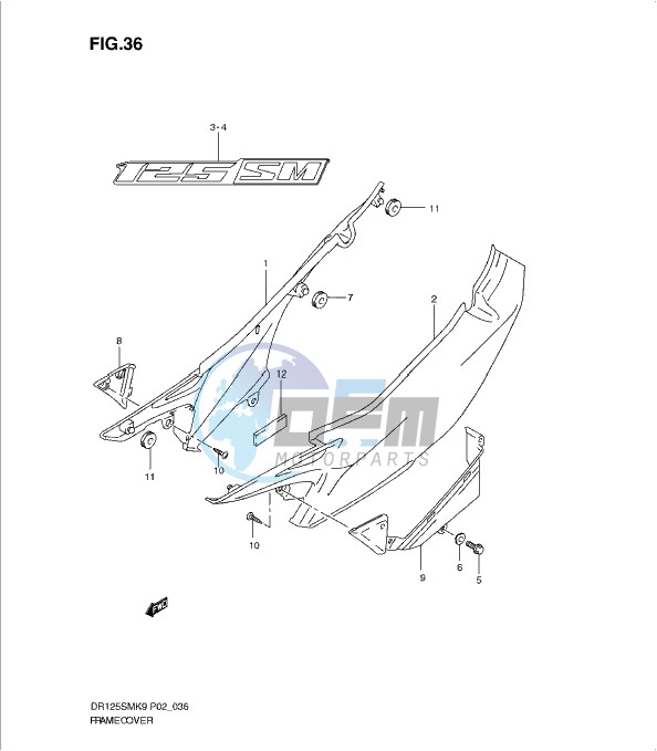 FRAME COVER (MODEL K9)