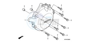 CBF1000AA UK - (E / MKH) drawing A.C. GENERATOR COVER