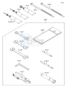 JET_SKI_ULTRA_310X JT1500LFF EU drawing Owner's Tools