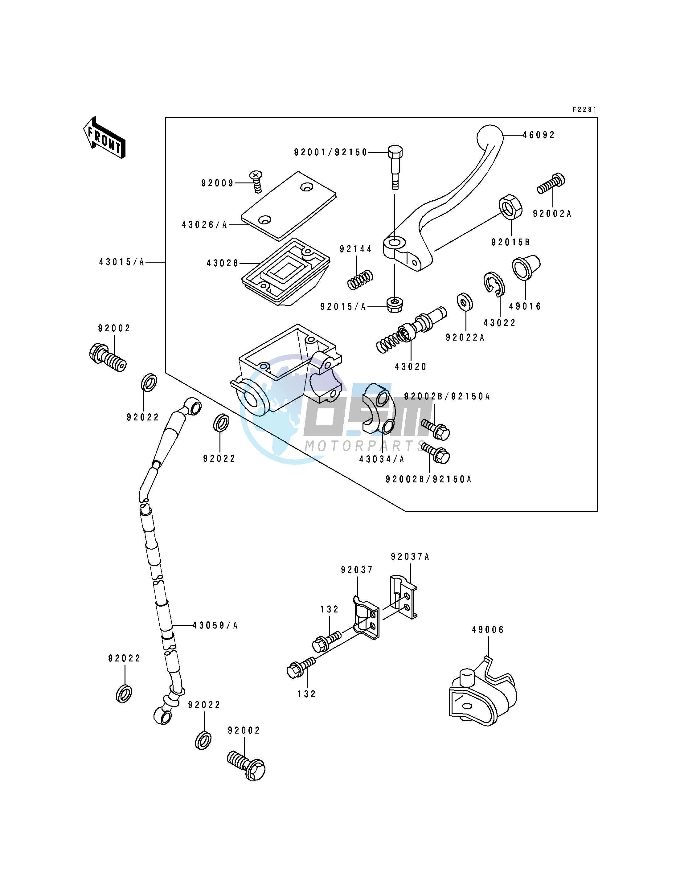 FRONT MASTER CYLINDER