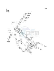 EN 500 C [VULCAN 500 LTD] (C6-C9) [VULCAN 500 LTD] drawing FRAME