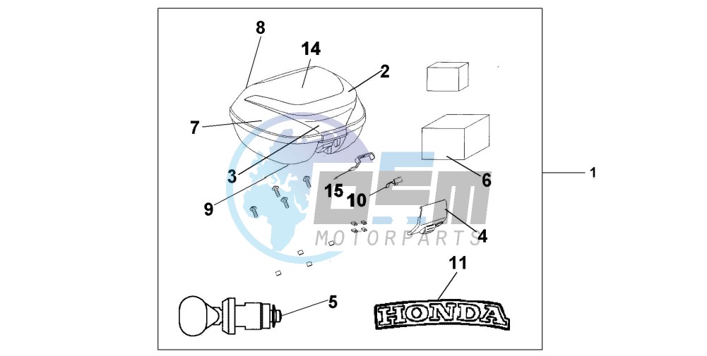 35L TOPBOX BLACK (SPORT)