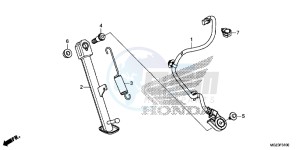 CBR500RAD CBR500R ABS UK - (E) drawing STAND