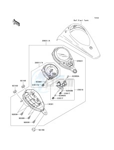 VN 900 B [VULCAN 900 CLASSIC] (6F-9F) B9F drawing METER-- S- -