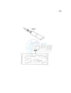 KFX400 KSF400A6F EU drawing Gasket Kit