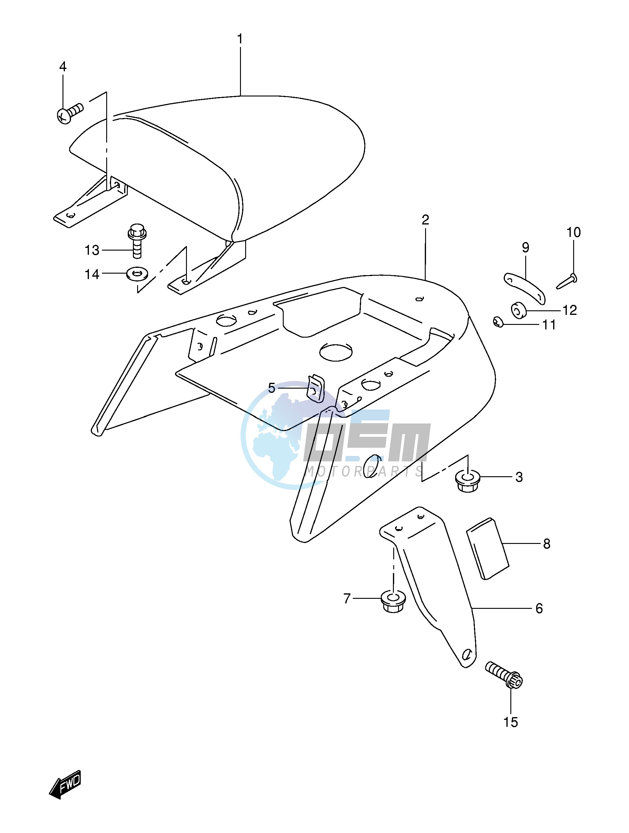 SEAT TAIL COVER (MODEL K1)